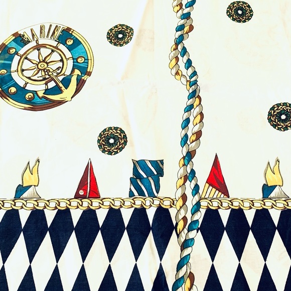 Pack of 2 cotton pillow cases with marine prints - Picture 2 of 5